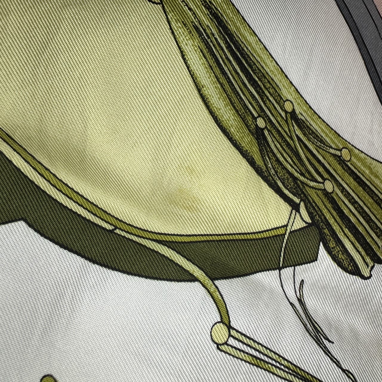 HERMES Carre 90 SPRINGS Scarf, Silk, Pink, Women's