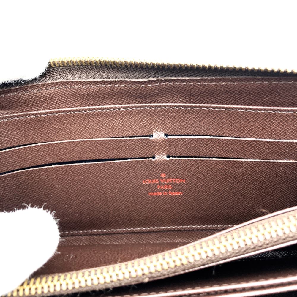 LOUIS VUITTON N60015 Zippy Wallet Land Zip Long Wallet Damier Men's Women's Wallet PRE-OWNED