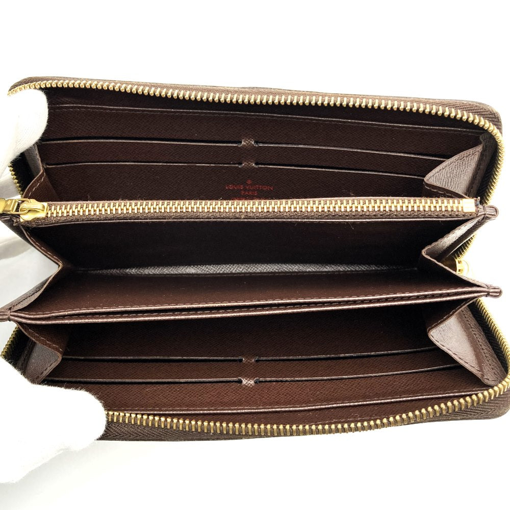 LOUIS VUITTON N60015 Zippy Wallet Land Zip Long Wallet Damier Men's Women's Wallet PRE-OWNED