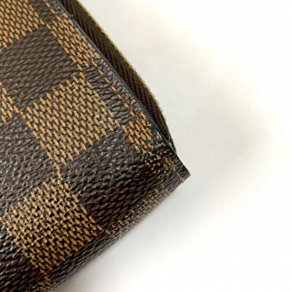 LOUIS VUITTON N60015 Zippy Wallet Land Zip Long Wallet Damier Men's Women's Wallet PRE-OWNED