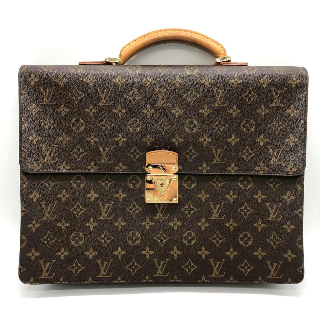 LOUIS VUITTON M53027 Robusto 1 Business Bag Briefcase Handbag Monogram Brown Men's Vintage Brand PRE-OWNED