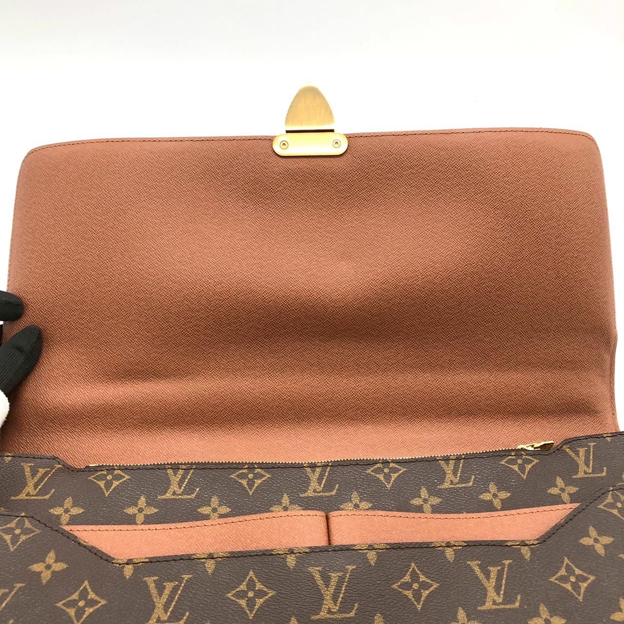 LOUIS VUITTON M53027 Robusto 1 Business Bag Briefcase Handbag Monogram Brown Men's Vintage Brand PRE-OWNED
