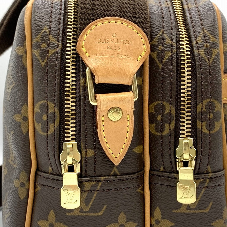 Louis Vuitton M45254 Reporter PM Crossbody Shoulder Bag Brown Monogram Women's LOUIS VUITTON PRE-OWNED