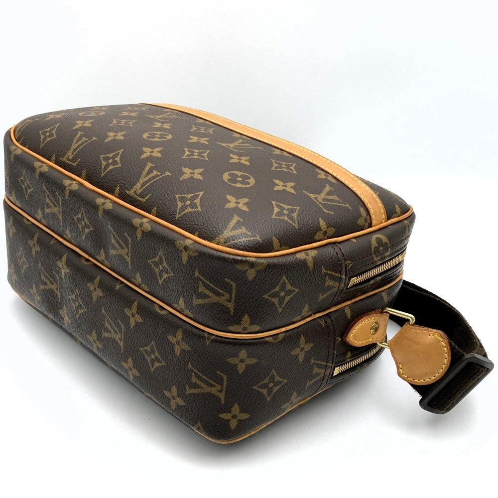 Louis Vuitton M45254 Reporter PM Crossbody Shoulder Bag Brown Monogram Women's LOUIS VUITTON PRE-OWNED