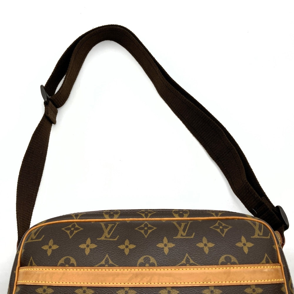 Louis Vuitton M45254 Reporter PM Crossbody Shoulder Bag Brown Monogram Women's LOUIS VUITTON PRE-OWNED