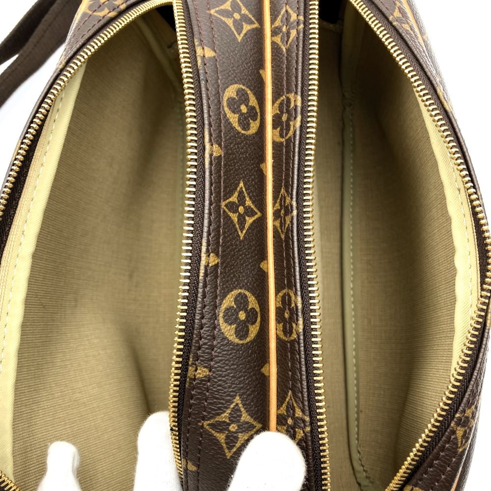 Louis Vuitton M45254 Reporter PM Crossbody Shoulder Bag Brown Monogram Women's LOUIS VUITTON PRE-OWNED