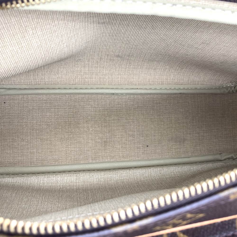 Louis Vuitton M45254 Reporter PM Crossbody Shoulder Bag Brown Monogram Women's LOUIS VUITTON PRE-OWNED