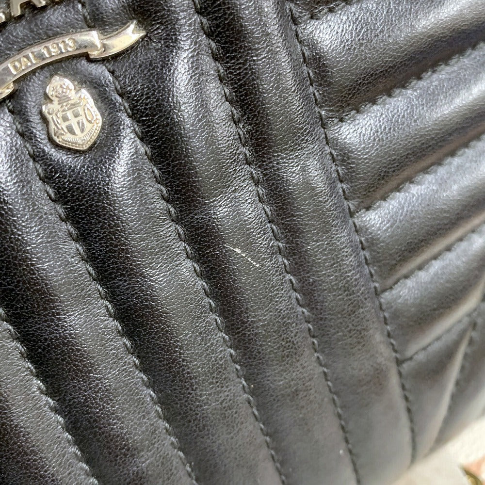 PRADA Diagram Handbag/Shoulder Bag, 2-way, Crossbody, Leather, Black, Women's/Men's, Brand