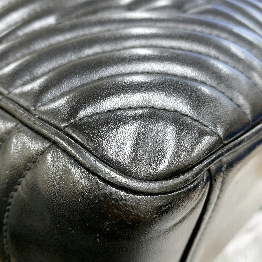 PRADA Diagram Handbag/Shoulder Bag, 2-way, Crossbody, Leather, Black, Women's/Men's, Brand