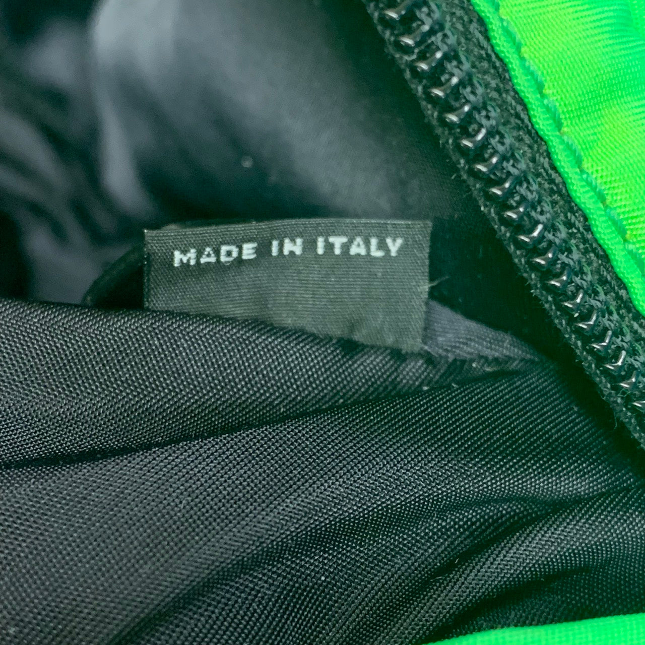 PRADA Prada body bag in fluorescent green nylon for men and women