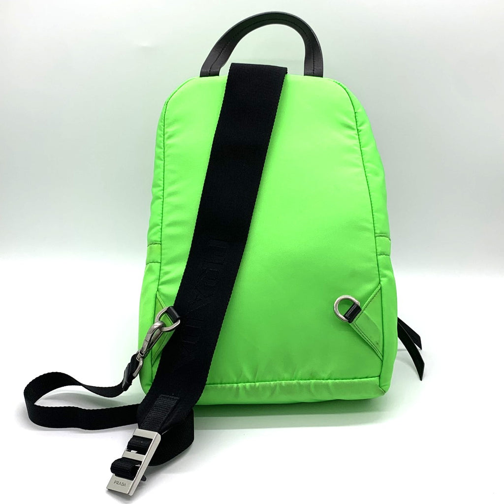 PRADA Prada body bag in fluorescent green nylon for men and women