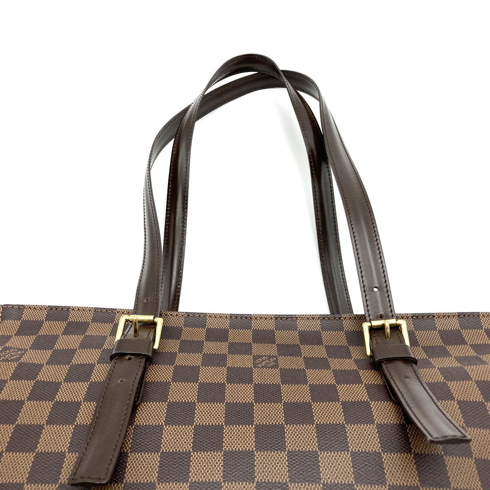 LOUIS VUITTON N51119 Chelsea Shoulder Bag Tote Bag Damier Canvas Ebene Women's PRE-OWNED