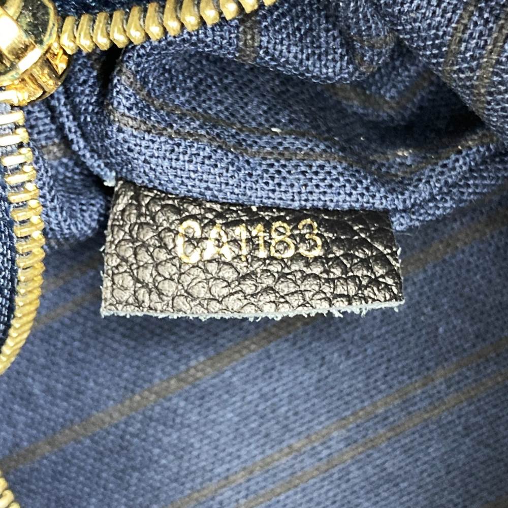 LOUIS VUITTON M40808 Empreinte Metis Handbag Black Monogram Empreinte Used