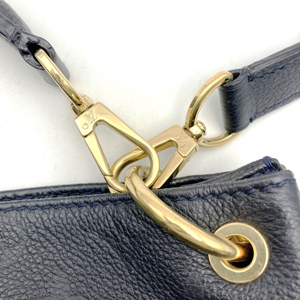 LOUIS VUITTON M40808 Empreinte Metis Handbag Black Monogram Empreinte Used