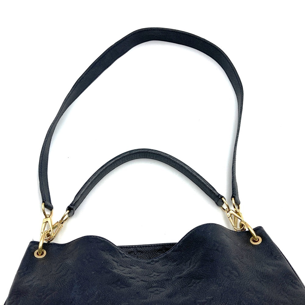 LOUIS VUITTON M40808 Empreinte Metis Handbag Black Monogram Empreinte Used