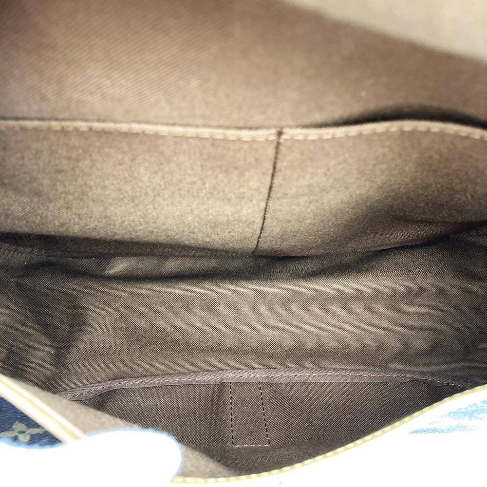 LOUIS VUITTON M42256 Saumur 30 Shoulder Bag, Brown Monogram Canvas/Leather, Women's/Men's, USED
