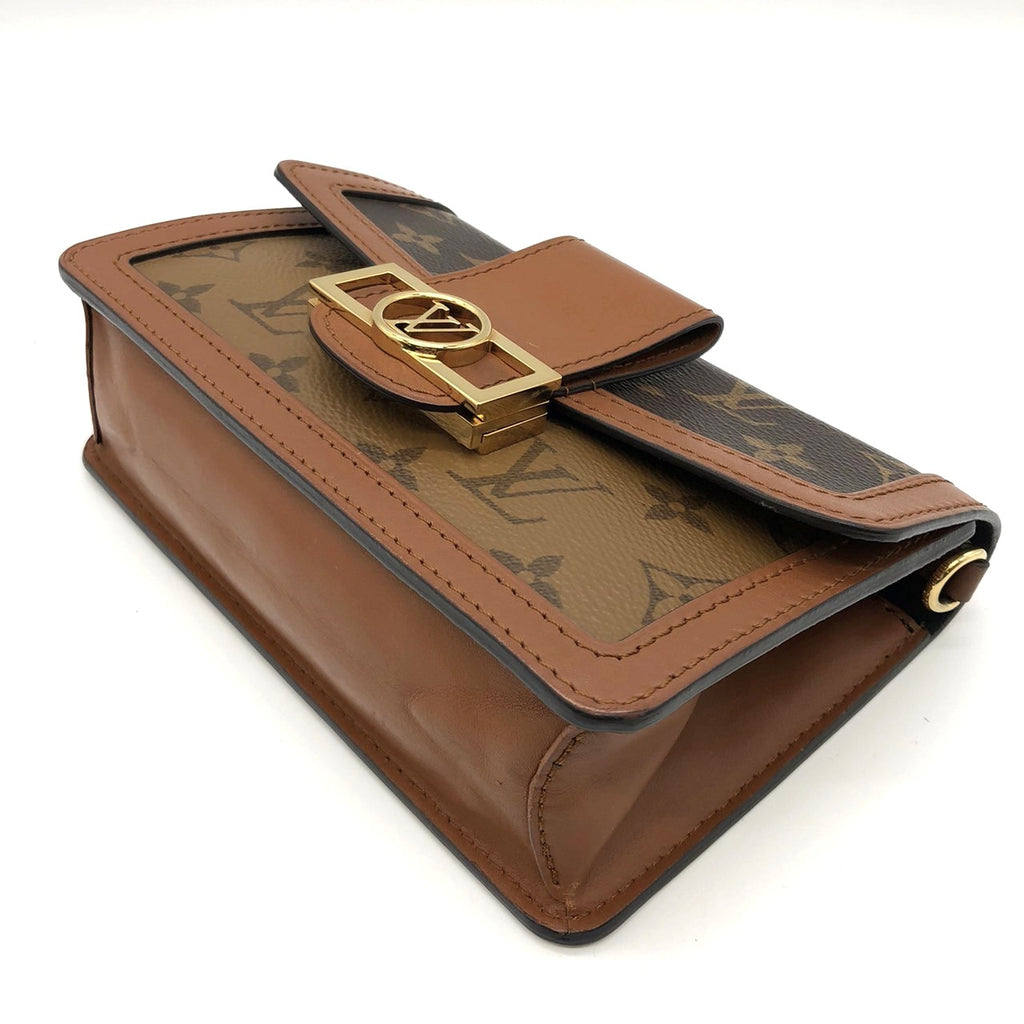 LOUIS VUITTON M44586 Monogram Reverse Bum Bag, Brown, for Men and Women PRE-OWNED