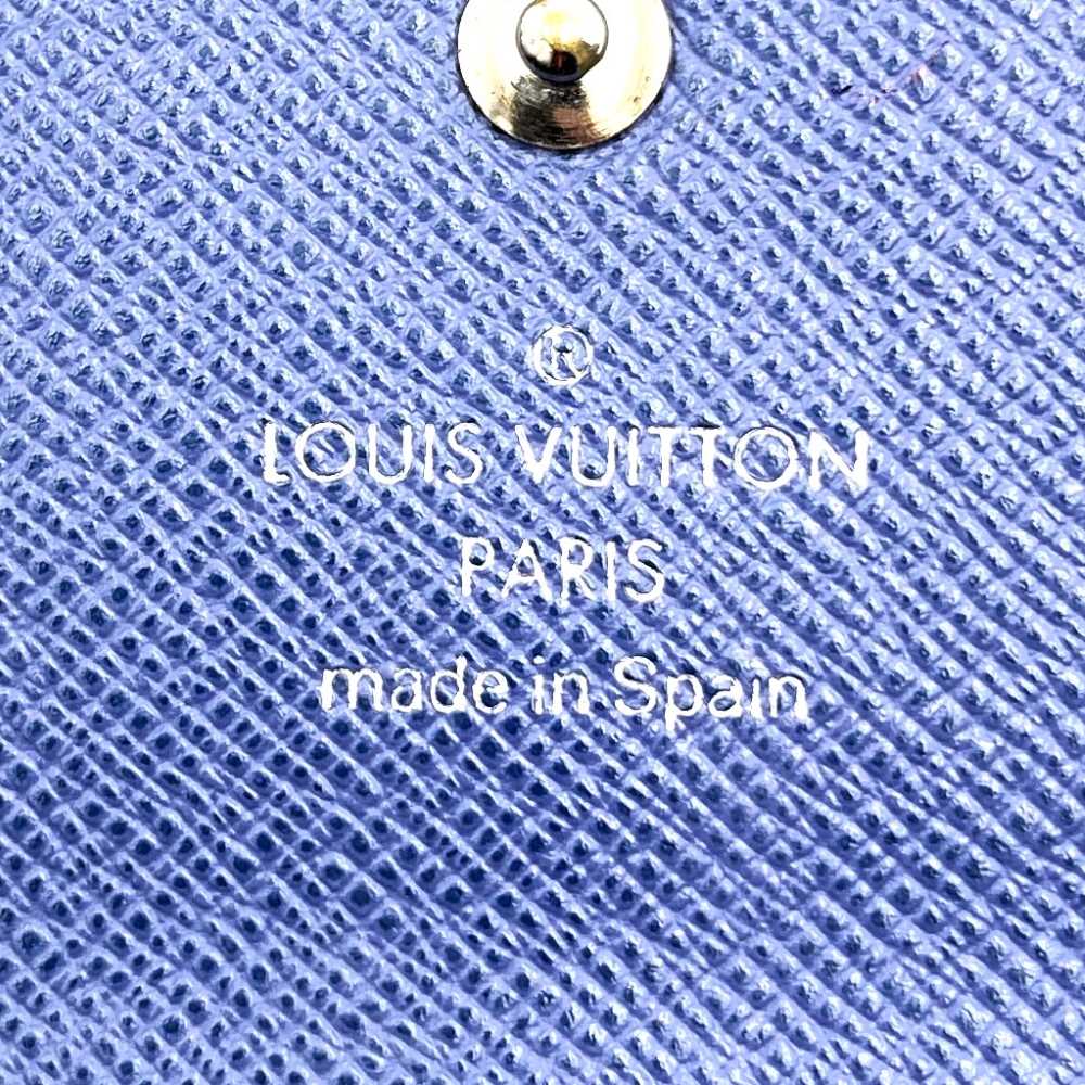 Excellent condition LOUIS VUITTON Portefeuille Sarah (older model) M60324 long wallet, navy Epi leather, women's/men's, vintage. PRE-OWNED