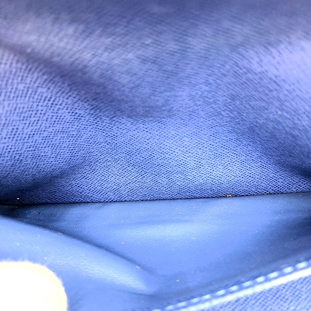 Excellent condition LOUIS VUITTON Portefeuille Sarah (older model) M60324 long wallet, navy Epi leather, women's/men's, vintage. PRE-OWNED