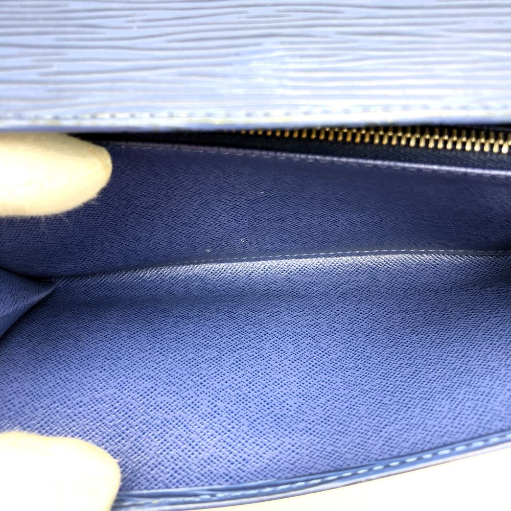 Excellent condition LOUIS VUITTON Portefeuille Sarah (older model) M60324 long wallet, navy Epi leather, women's/men's, vintage. PRE-OWNED