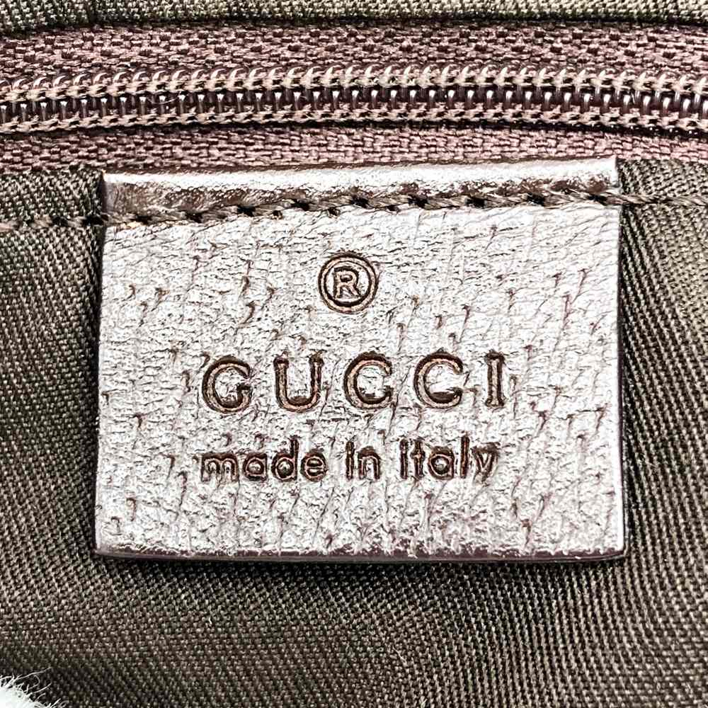 GUCCI 145759 Handbag, Brown, GG Canvas, Sherry Line, Women's Fashion, Brand Name, High-End, Used PRE-OWNED