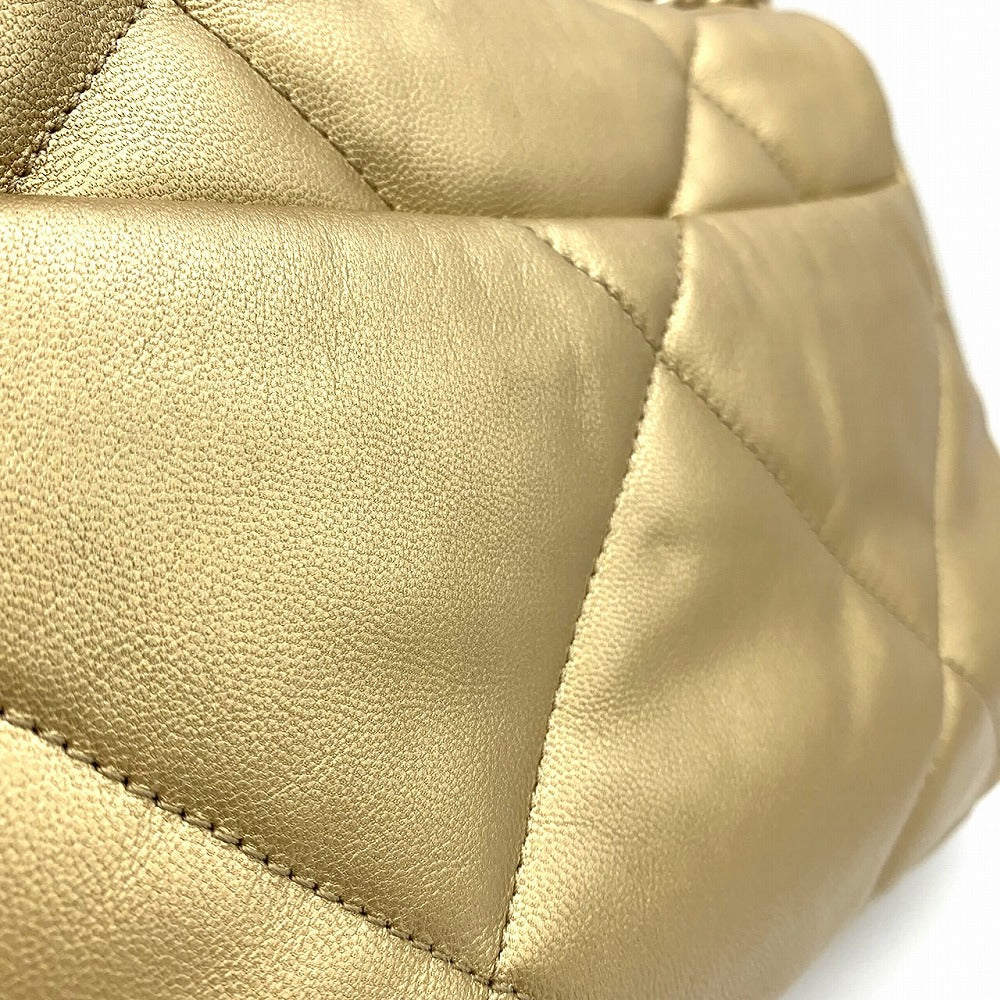 CHANEL19 Chanel Dixneuf Medium Size Maxi Matelassé Chain Shoulder Bag Handbag 2-way Women's