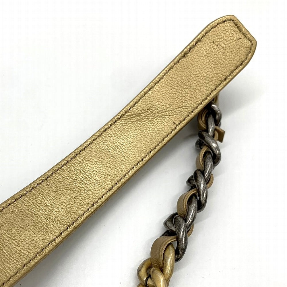 CHANEL19 Chanel Dixneuf Medium Size Maxi Matelassé Chain Shoulder Bag Handbag 2-way Women's