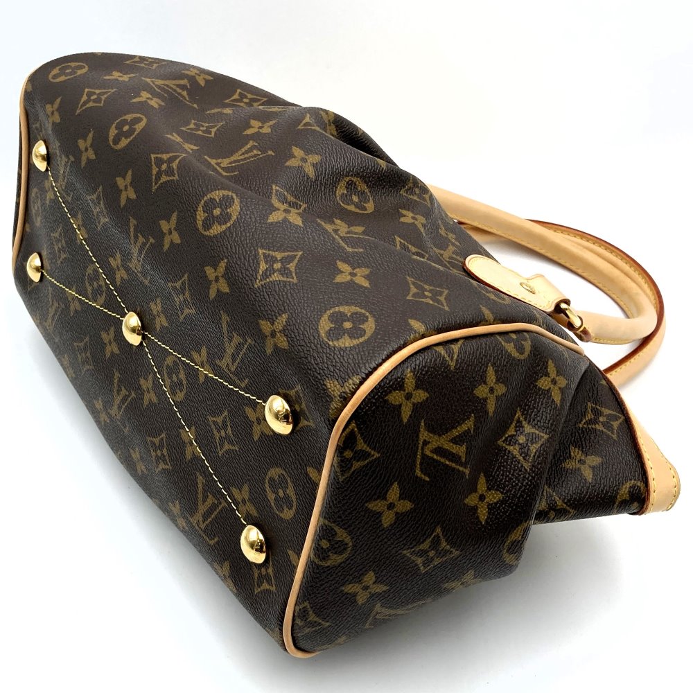 LOUIS VUITTON M40143 Tivoli PM Handbag Tote Bag Monogram Brown Women's Men's Vintage USED Gift Fashion