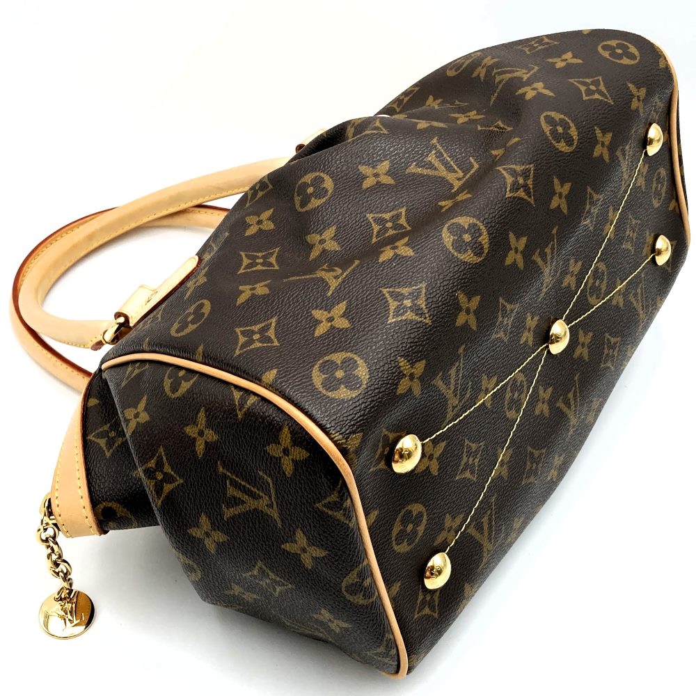 LOUIS VUITTON M40143 Tivoli PM Handbag Tote Bag Monogram Brown Women's Men's Vintage USED Gift Fashion