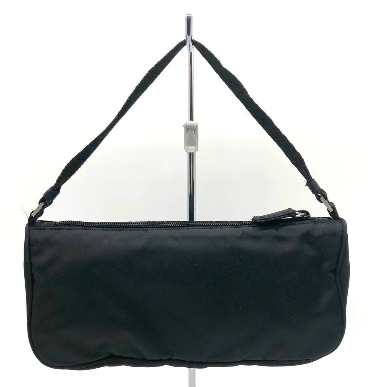 PRADA Prada Accessory Pouch Handbag Nylon Black Women's Handbag Men's