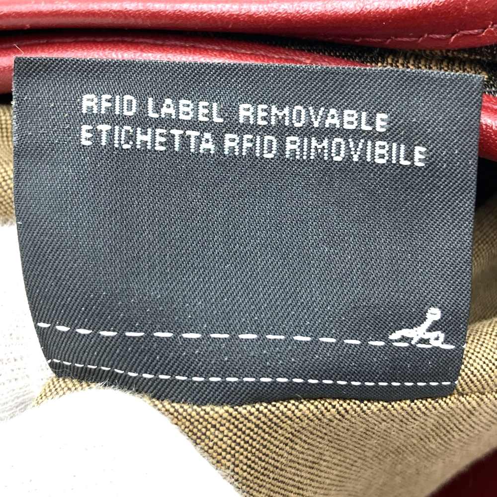 FENDI 8BH156 Zucca Handbag Tote Bag Canvas Brown Red Women's