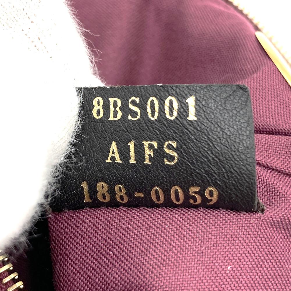 FENDI Triplet 8BS001A1FS 3-Pouch Leather Clutch Bag with Flowers in White/Red/Brown, Women's