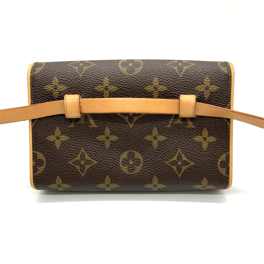 [Excellent Condition] LOUIS VUITTON Pochette Florentine Monogram Waist Bag Pouch Brown Women's Fashion M51855 Used