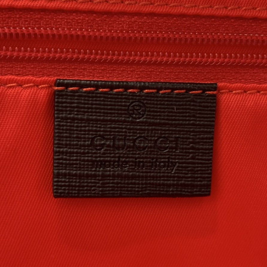 GUCCI 433578 子供用パンキーフレンドバックパック/デイパック、GGスプリームキャンバス、シェリーライン入り、ブラウン、メンズ、レディース、キッズ向け【中古品】