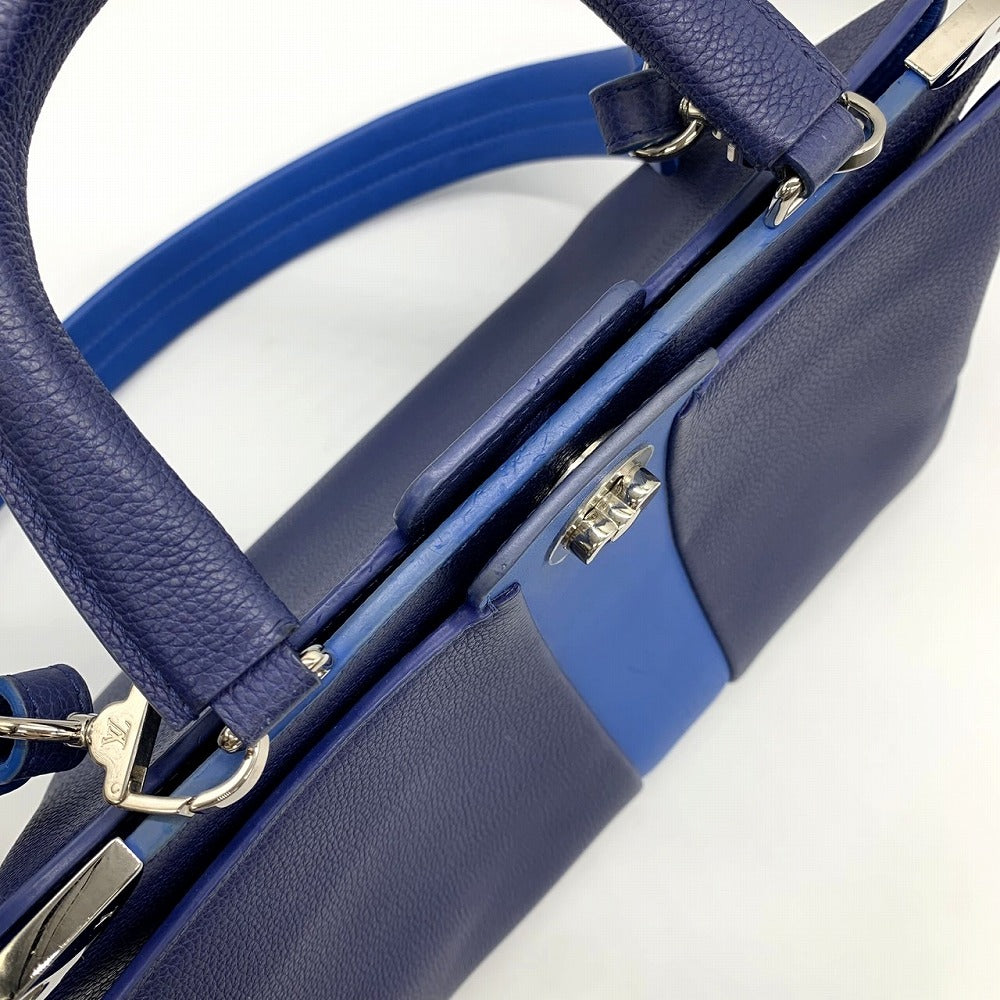 LOUIS VUITTON Astrid M54373 Shoulder Bag 2-way Handbag Leather Navy/Blue Women's Fashion