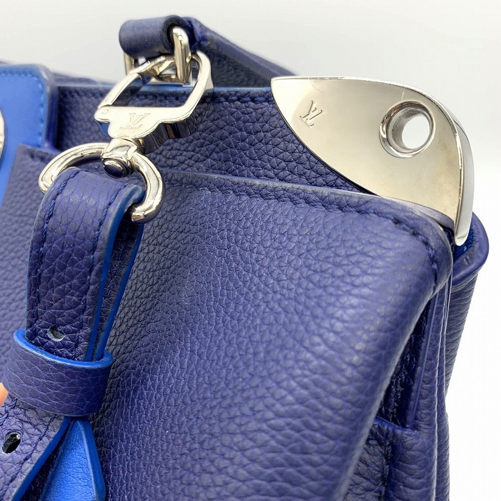 LOUIS VUITTON Astrid M54373 Shoulder Bag 2-way Handbag Leather Navy/Blue Women's Fashion