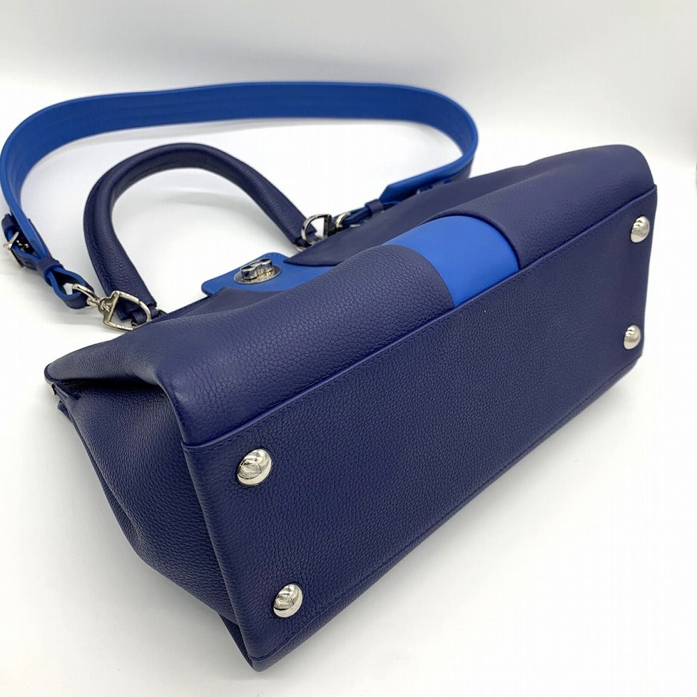 LOUIS VUITTON Astrid M54373 Shoulder Bag 2-way Handbag Leather Navy/Blue Women's Fashion