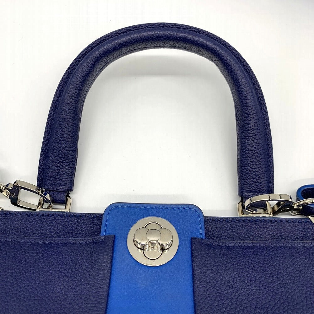 LOUIS VUITTON Astrid M54373 Shoulder Bag 2-way Handbag Leather Navy/Blue Women's Fashion