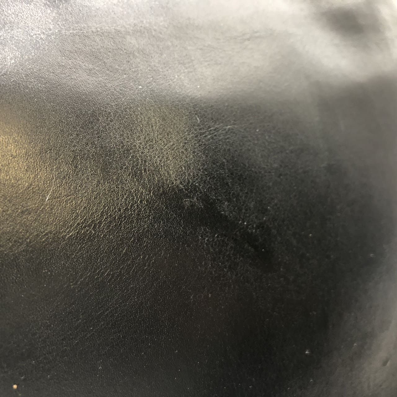 GUCCI 001 1638 Bamboo Handbag Shoulder Bag Leather Black Women's Men's Vintage