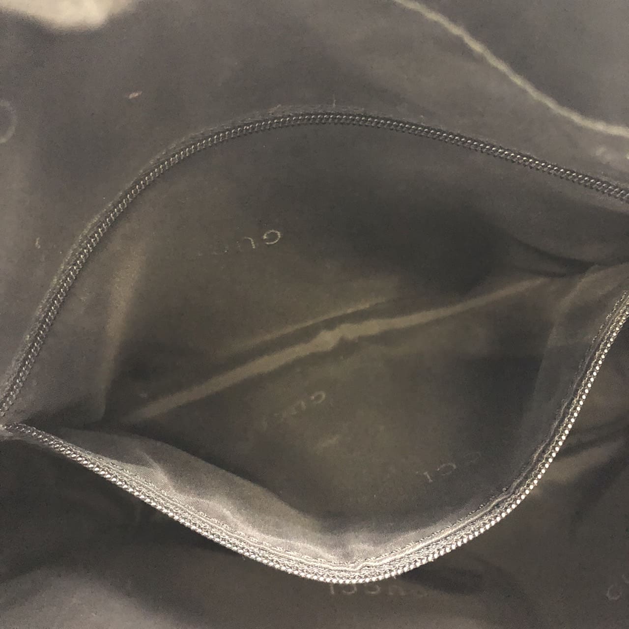 GUCCI 001 1638 Bamboo Handbag Shoulder Bag Leather Black Women's Men's Vintage