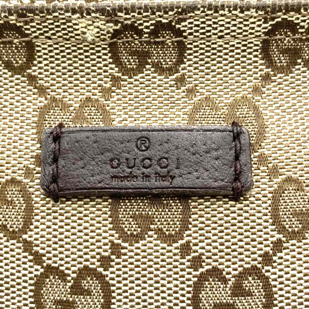 GUCCI 256100 Crossbody Shoulder Bag, Brown/Beige GG Canvas, Sherry, Women's/Men's Brand PRE-OWNED