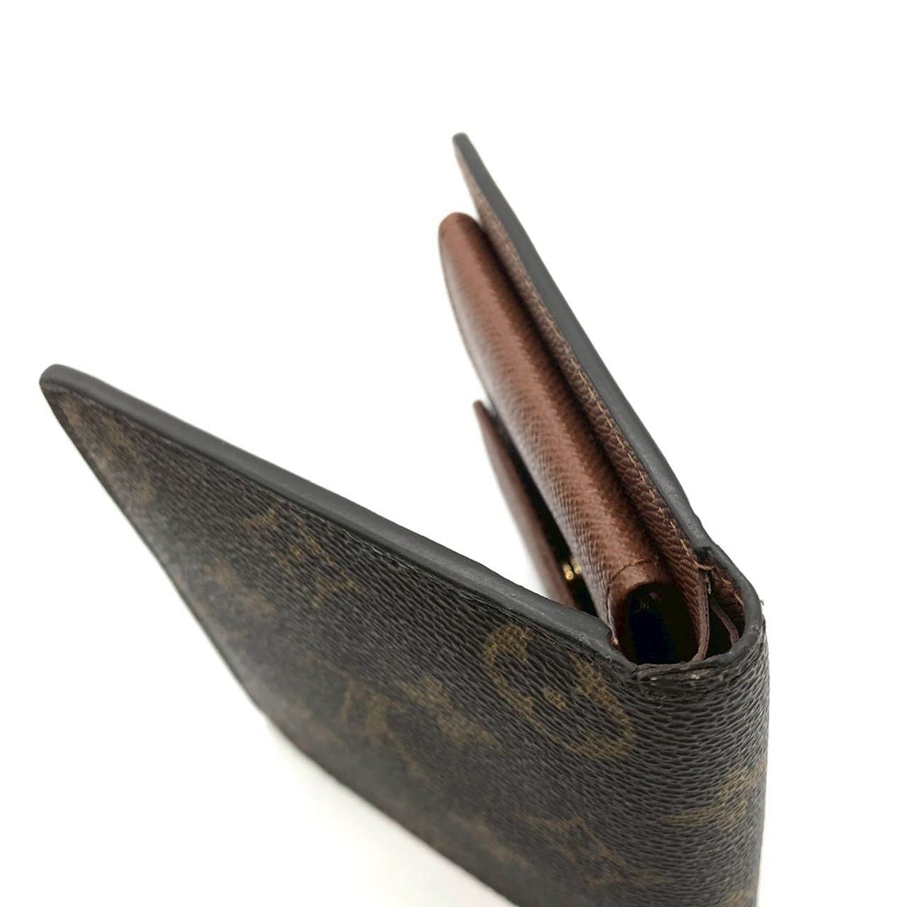 LOUIS VUITTON Louis Vuitton Portefeuille Marco M61675 Bi-fold Wallet Monogram Brown Women's Men's PRE-OWNED