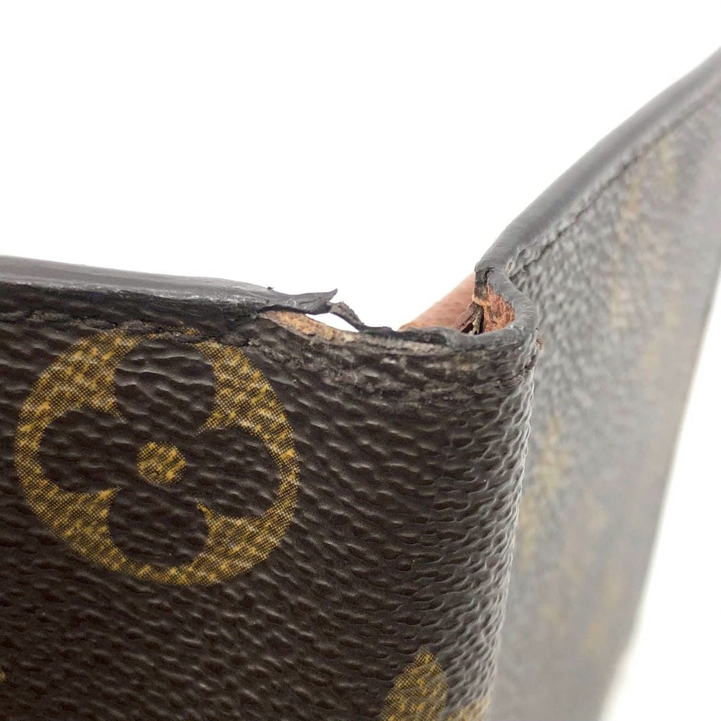 LOUIS VUITTON Louis Vuitton Portefeuille Marco M61675 Bi-fold Wallet Monogram Brown Women's Men's PRE-OWNED