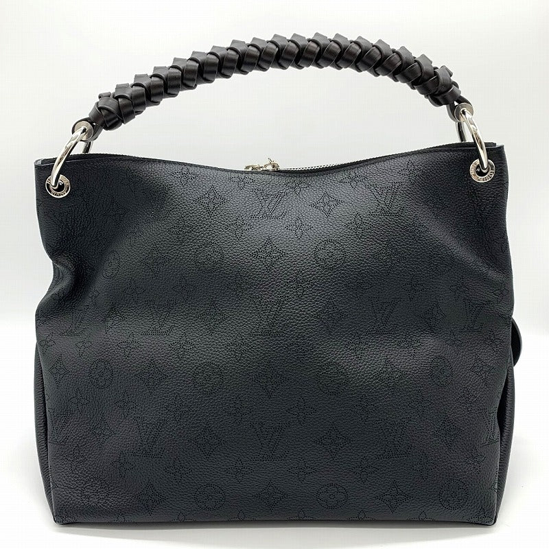 Excellent condition LOUIS VUITTON Beauvure Hobo M56073 2-way Shoulder Bag/Handbag Monogram Mahina Black Women's