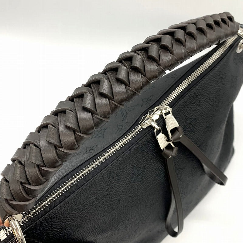 Excellent condition LOUIS VUITTON Beauvure Hobo M56073 2-way Shoulder Bag/Handbag Monogram Mahina Black Women's