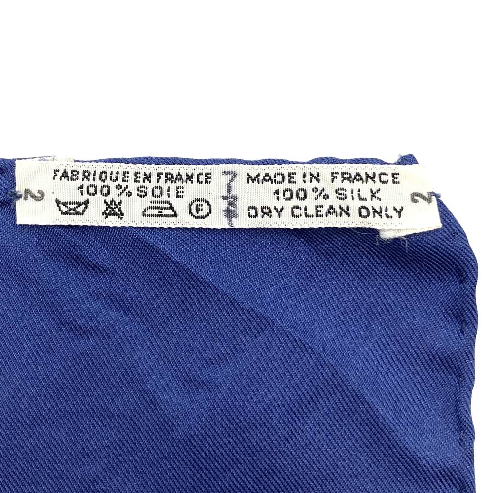 HERMES Carre 90 SPRINGS Scarf, Four-Wheeled Carriage, Silk, Navy, Women's Fashion Accessory