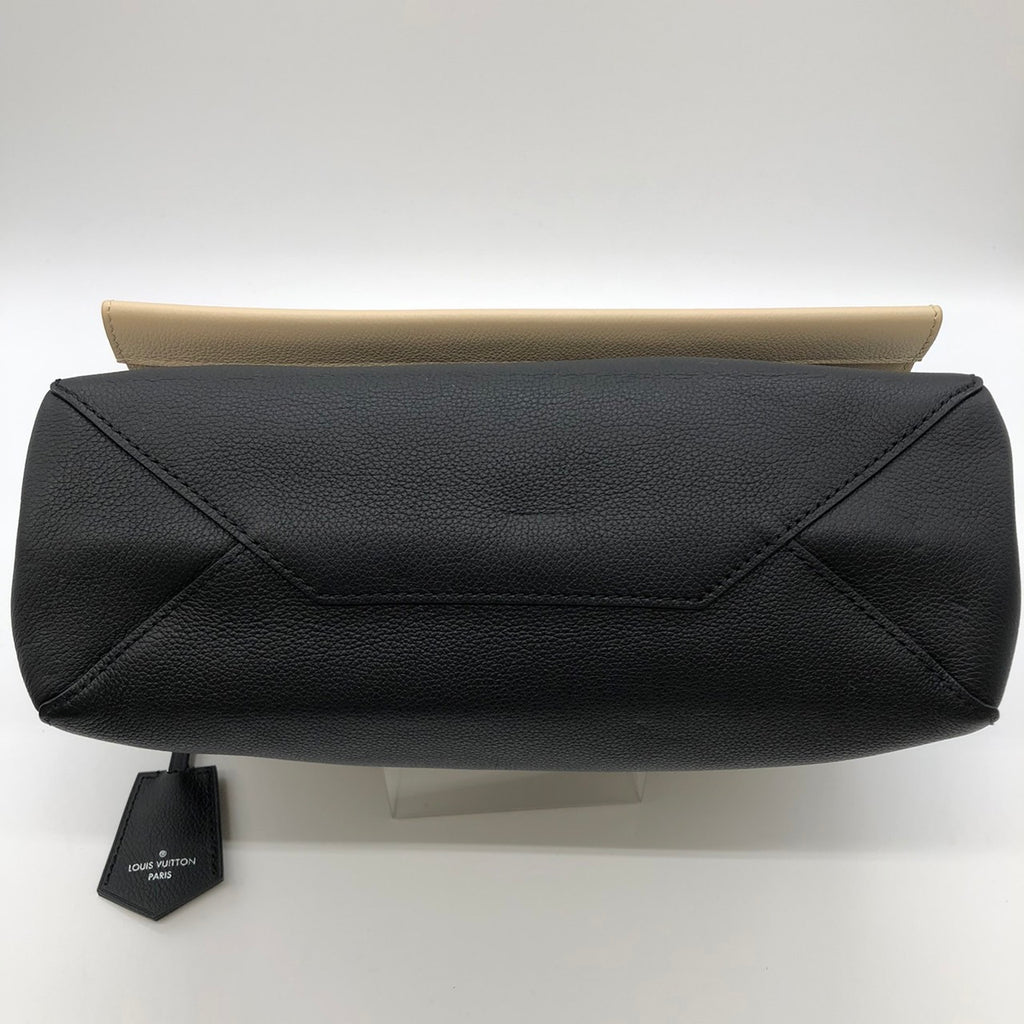 LOUIS VUITTON Lockme 2 M50252 Handbag/Shoulder Bag 2-way Calf Leather Beige/Black Bicolor Women's Fashion