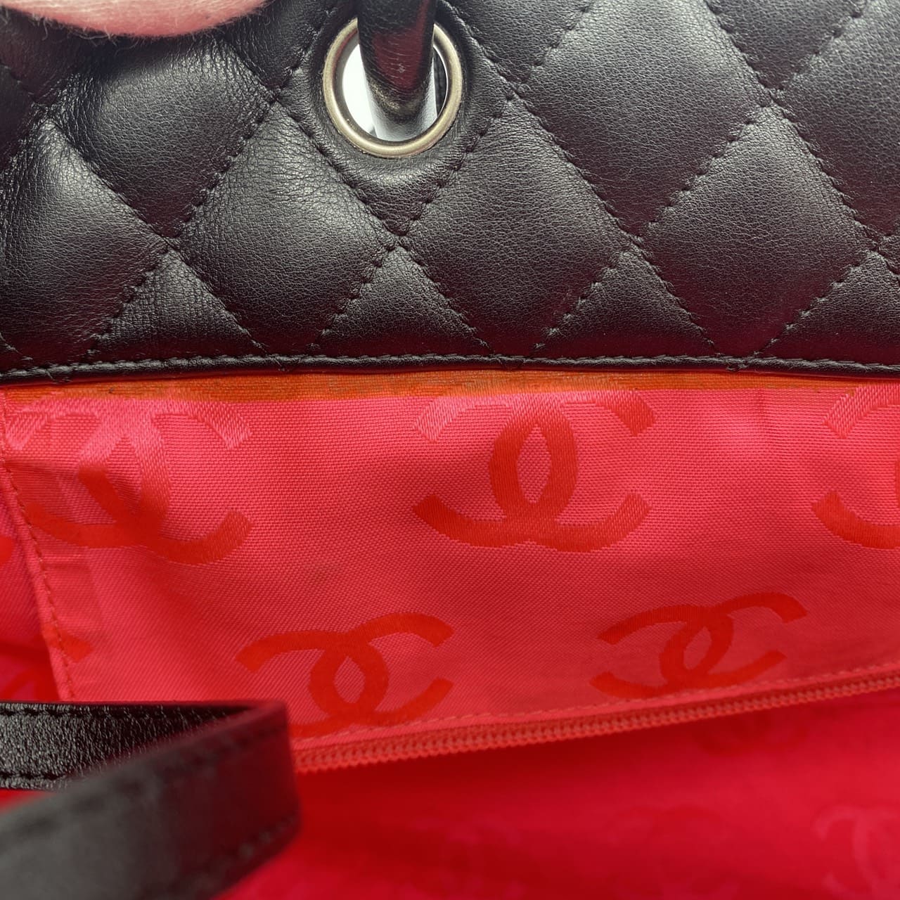 CHANEL Cambon Large Tote Bag, Handbag, Shoulder Bag, Calfskin, Black, Women's/Men's, Vintage, Used Fashion