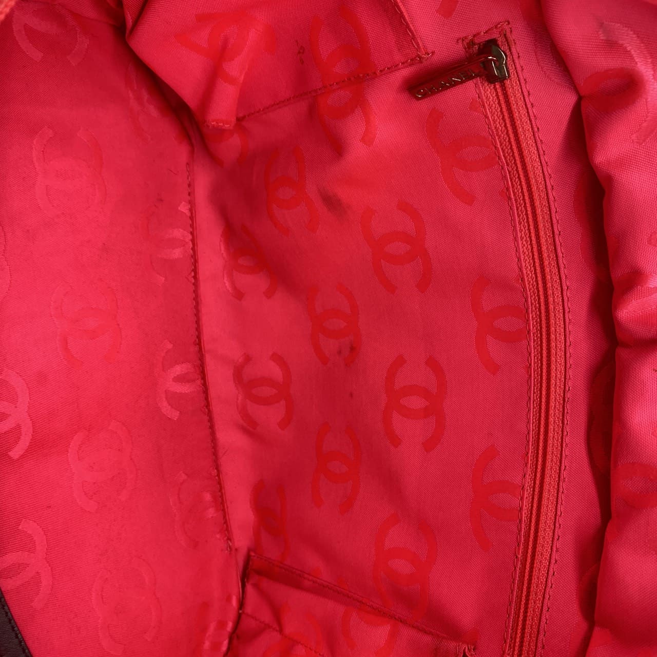 CHANEL Cambon Large Tote Bag, Handbag, Shoulder Bag, Calfskin, Black, Women's/Men's, Vintage, Used Fashion