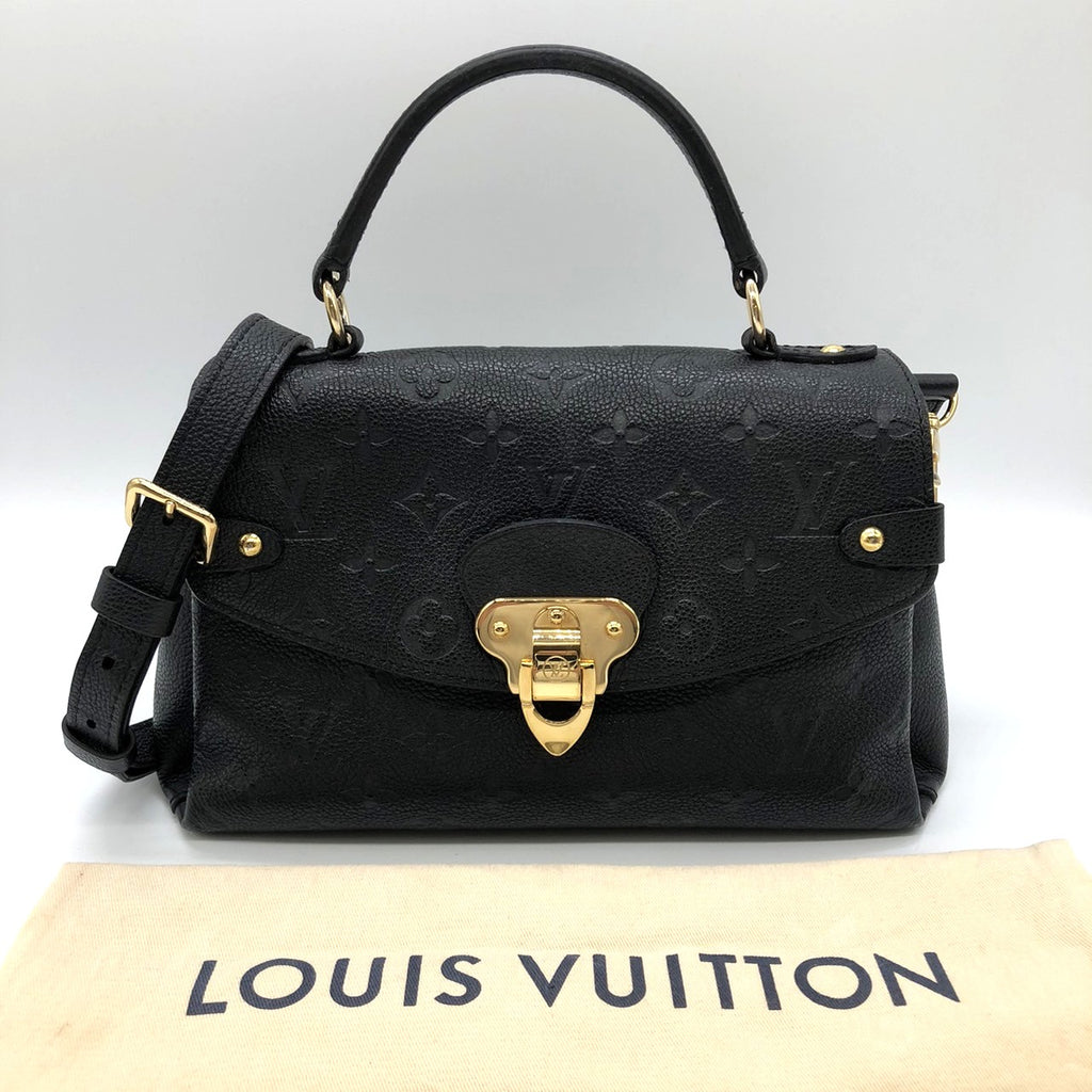 LOUIS VUITTON Georges BB M53941 Shoulder Bag/Handbag 2-way Monogram Empreinte Black Women's PRE-OWNED